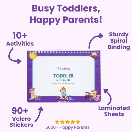Toddler Busy Binder for Age 2+