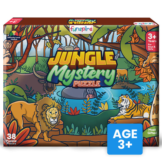 Jungle Mistery puzzle front side box