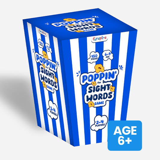 Poppin for sight word game age 6 plus 