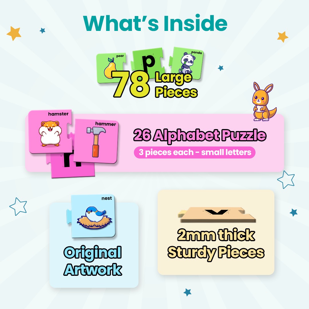 What's inside alphabet puzzle