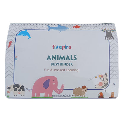 Animals Activity Binder for Age 2+