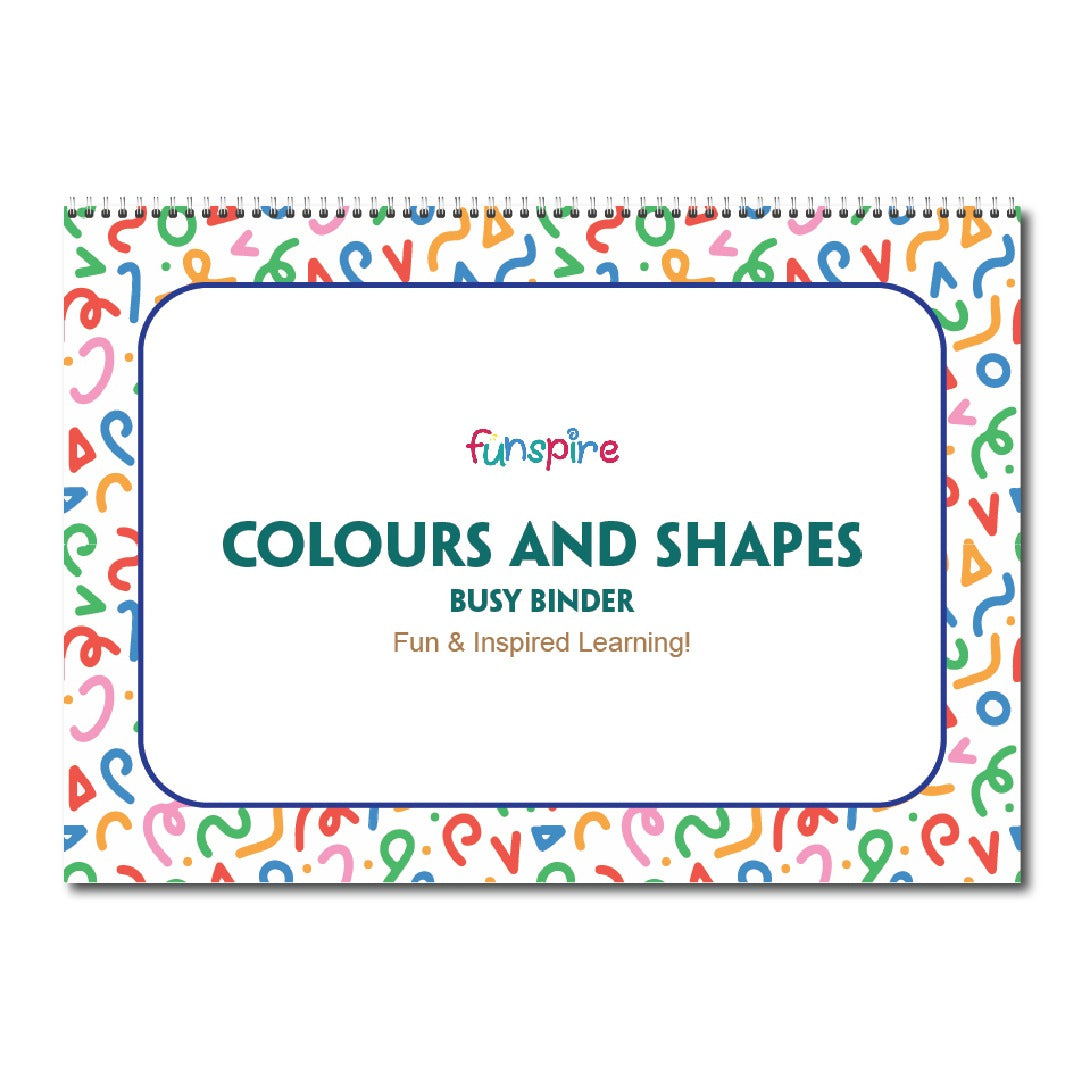 Colours & Shapes Activity Binder for Age 2+ – Funspire