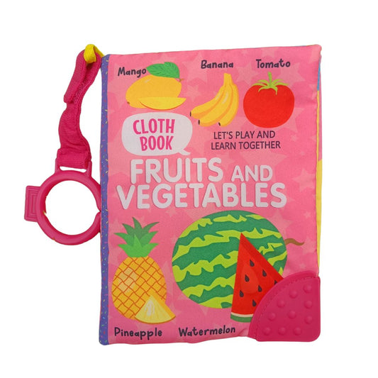 Fruits & Vegetables Cloth Book for Age 0-2 Years