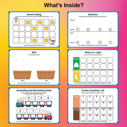 Logical Reasoning Activity Binder ( Part 3 ) for Age 3+