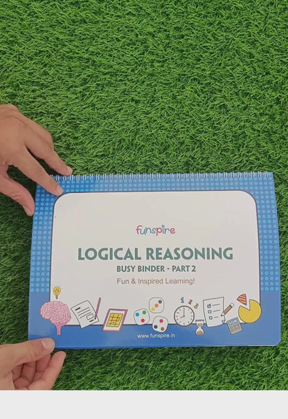 Logical Reasoning Activity Binder ( Part 2 ) for Age 3+