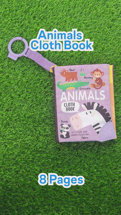 Animals Cloth Book for Age 0-2 Years