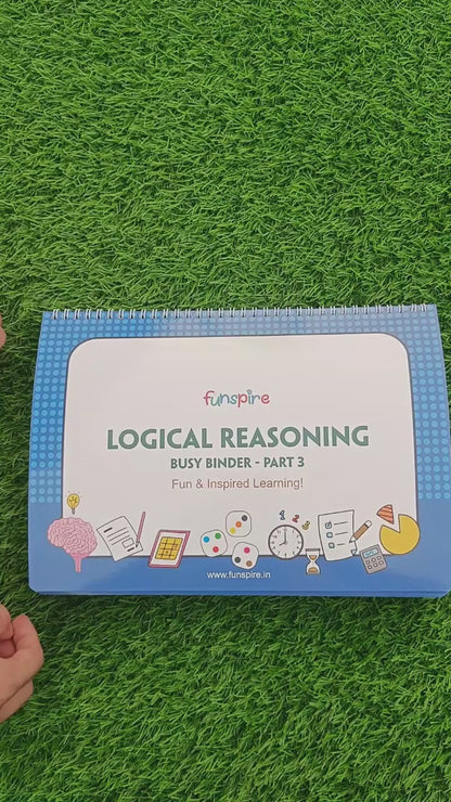 Logical Reasoning- (Part 3) Activity Binder for Age 3+