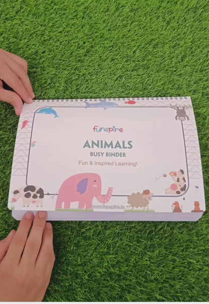 Animals Activity Binder for Age 2+