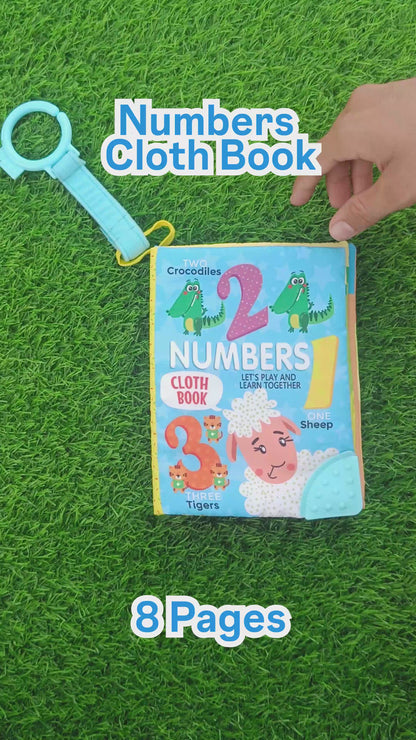 Numbers Cloth Book for Age 0-2 Years